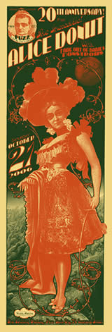 Alice Donut Poster October 21st 2006 Monstrous, Made out of Babies